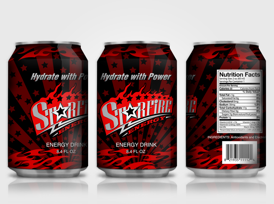 Dosen: Starfire Energy Drink
