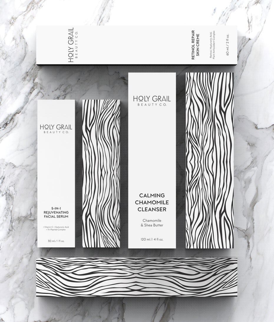 Verpackungsdesign Holy Grail