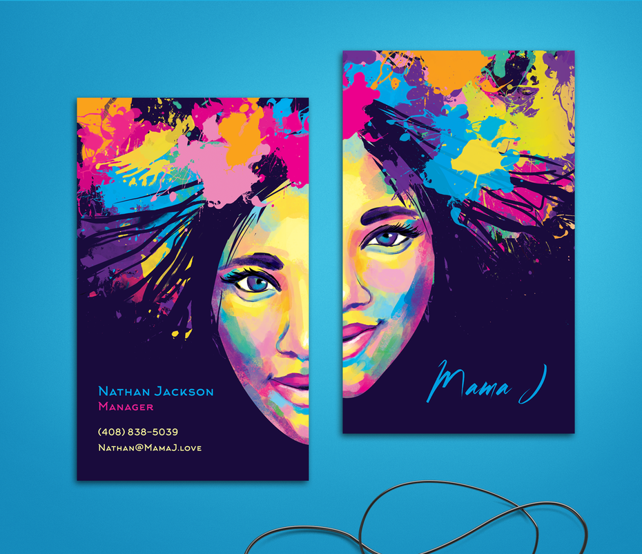 Visitenkartendesign für Mama J.