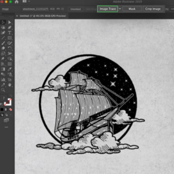 Screenshot Raster- zu Vektorgrafik konvertieren