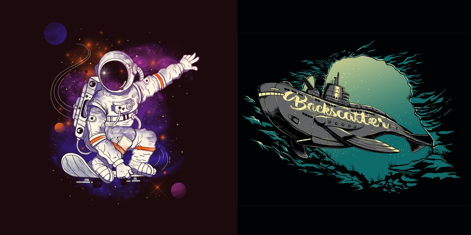 Illustration mit gelungenem Einsatz von Farben