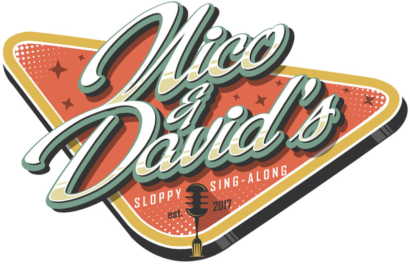 Beispiel von Texturen im Design - Nico & David's