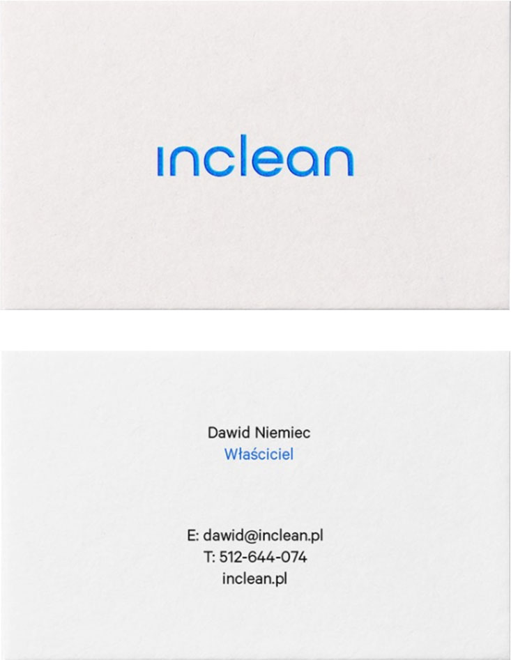 Visitenkarte Inclean