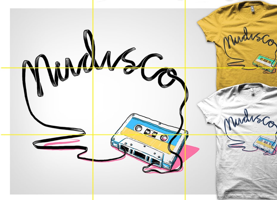 Ausbalanciertes T-Shirt-Design