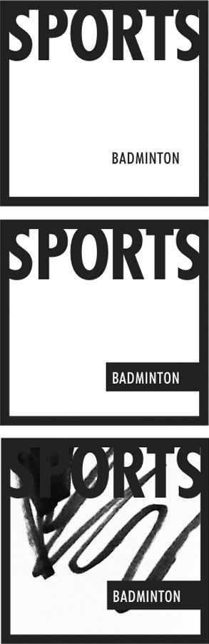 Poster mit dem Schriftzug SPORTS